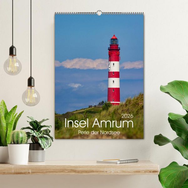 Produktbild: Insel Amrum (Wandkalender 2026 DIN A2 hoch), CALVENDO Monatskalender