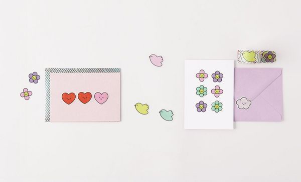 Produktbild: Washi Sticker Chingu MIX, 200 Stk/Rolle