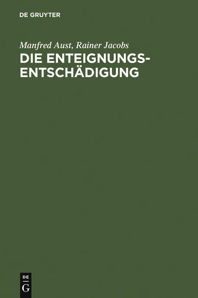 Produktbild: Die Enteignungsentsch&auml;digung