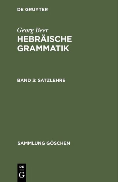 Produktbild: Satzlehre