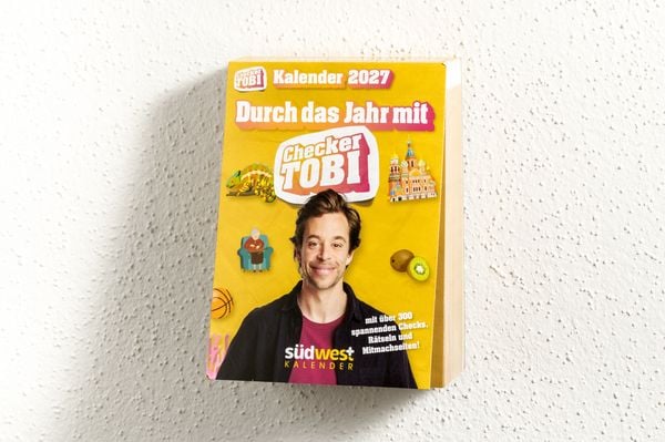 Produktbild: Checker Tobi 2027: Tagesabrei&szlig;kalender mit &uuml;ber 300 spannenden Checks zum Aufstellen oder Aufh&auml;ngen