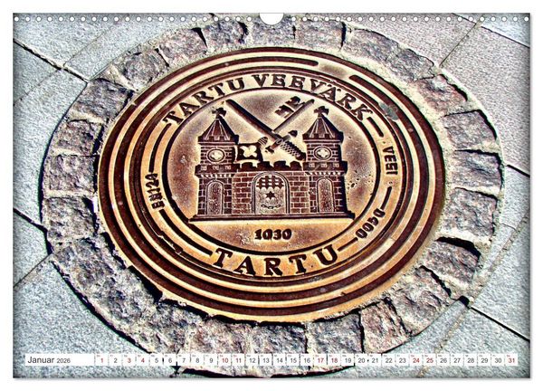 Produktbild: Treffpunkt Tartu - Estlands Universit&auml;tsstadt (Wandkalender 2026 DIN A3 quer), CALVENDO Monatskalender