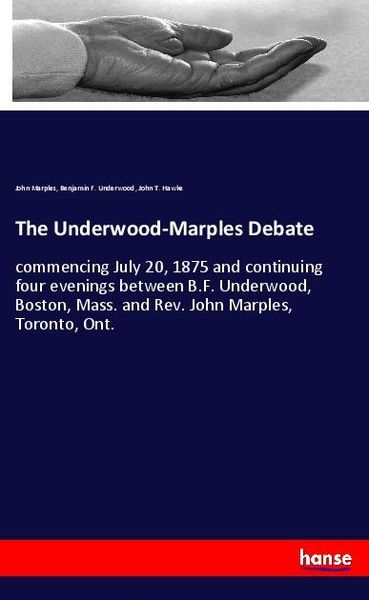 Produktbild: The Underwood-Marples Debate
