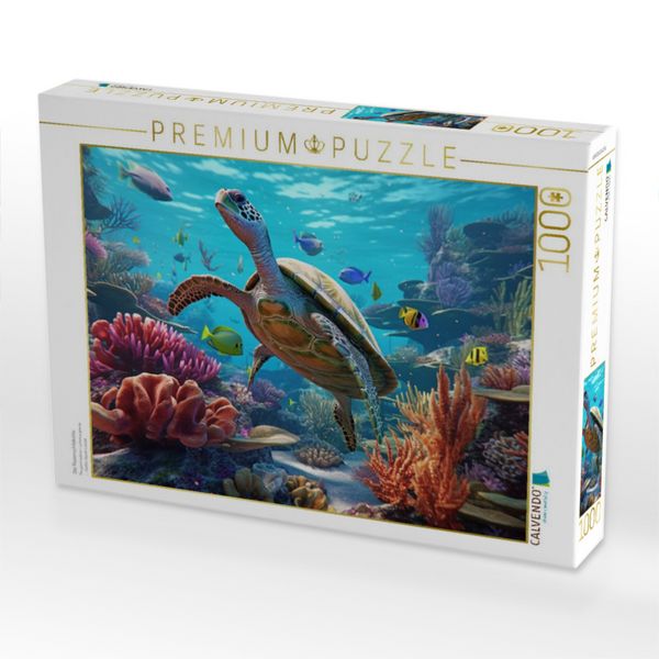 Produktbild: CALVENDO Puzzle Die Riesenschildkr&ouml;te | 1000 Teile Lege-Gr&ouml;&szlig;e 64x48cm Foto-Puzzle f&uuml;r gl&uuml;ckliche Stunden