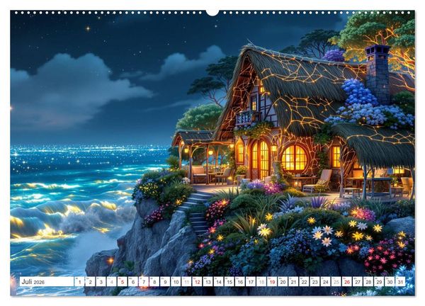 Produktbild: Futuristisches Landleben (Wandkalender 2026 DIN A2 quer), CALVENDO Monatskalender