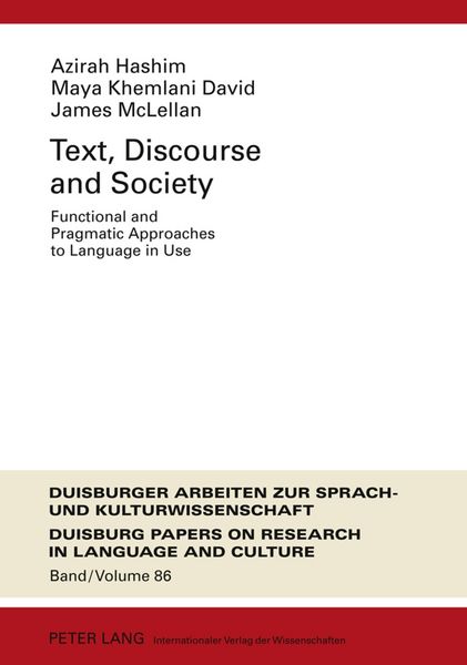 Produktbild: Text, Discourse and Society