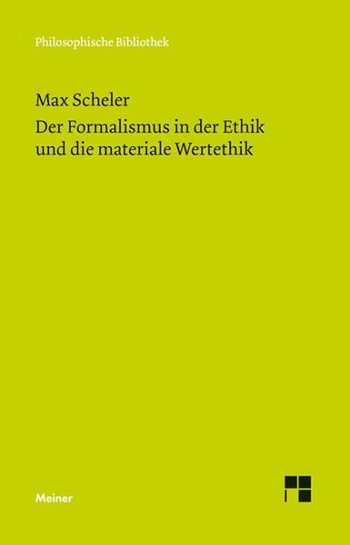 Produktbild: Der Formalismus in der Ethik und die materiale Wertethik