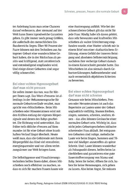 Produktbild: Autogene Geburt