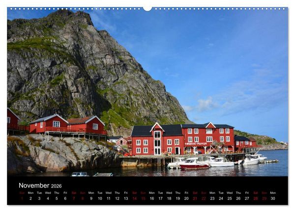 Produktbild: The magical Lofoten Islands (High Quality Premium Wall Calendar 2026 DIN A2 landscape),CALVENDO 12 Month Wall Calendar