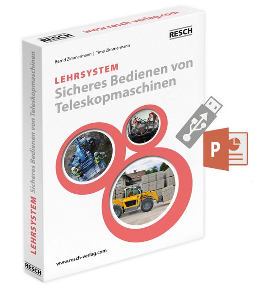 Produktbild: Lehrsystem "Sicheres Bedienen von Teleskopmaschinen"