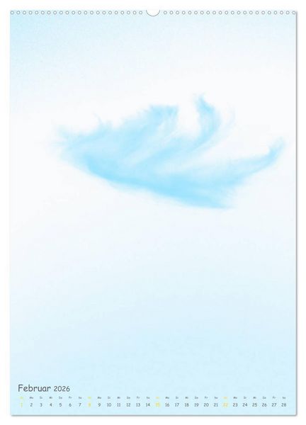 Produktbild: Aquarelle am Himmel (hochwertiger Premium Wandkalender 2026 DIN A2 hoch), Kunstdruck in Hochglanz