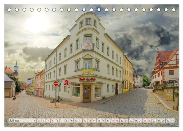 Produktbild: Wurzen Impressionen (Tischkalender 2026 DIN A5 quer), CALVENDO Monatskalender