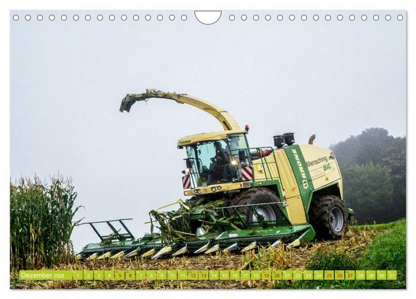 Produktbild: Landwirtschaft - Maisernte (Wandkalender 2026 DIN A4 quer), CALVENDO Monatskalender