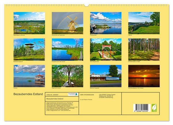 Produktbild: Bezauberndes Estland (hochwertiger Premium Wandkalender 2027 DIN A2 quer), Kunstdruck in Hochglanz