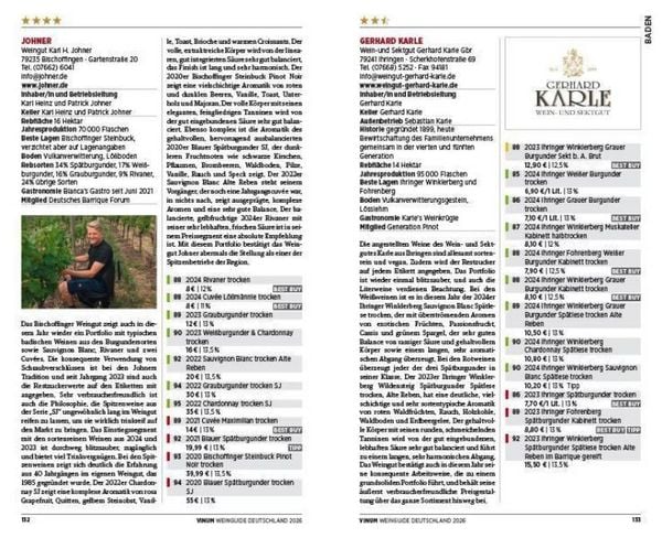 Produktbild: Vinum Weinguide Deutschland 2026