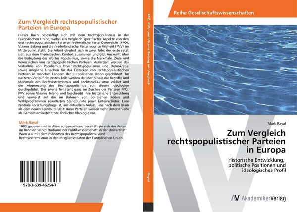 Zum Vergleich rechtspopulistischer Parteien in Europa, Taschenbuch von Mark Rayal, AV Akademikerverlag, 9783639462647