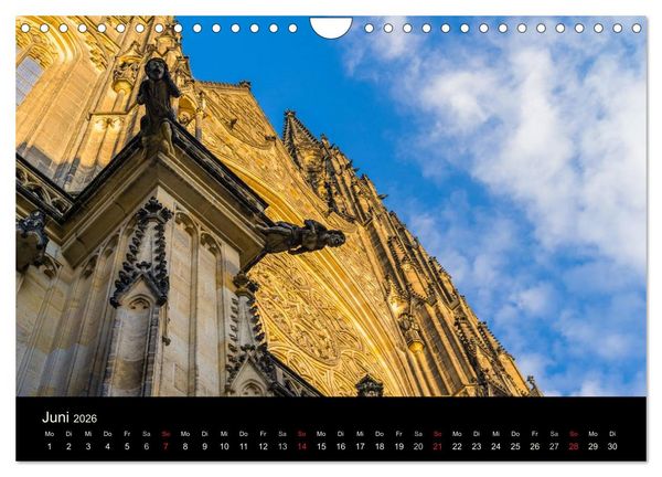 Produktbild: Prag - die goldene Stadt (Wandkalender 2026 DIN A4 quer), CALVENDO Monatskalender
