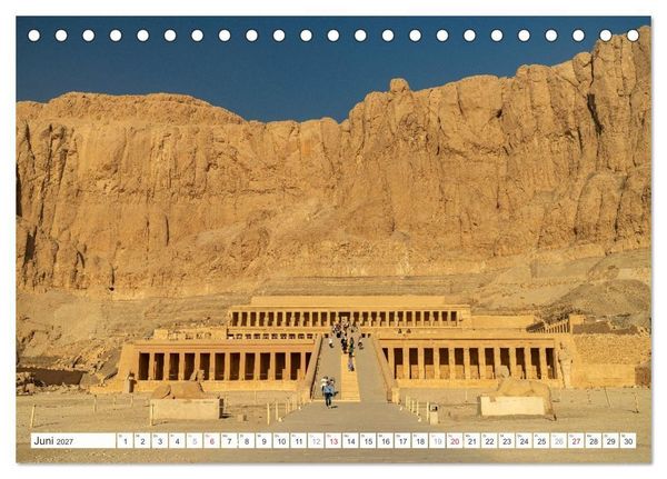Produktbild: &Auml;gypten - Karnak, die thebanische Nekropole und Luxor (Tischkalender 2027 DIN A5 quer), CALVENDO Monatskalender