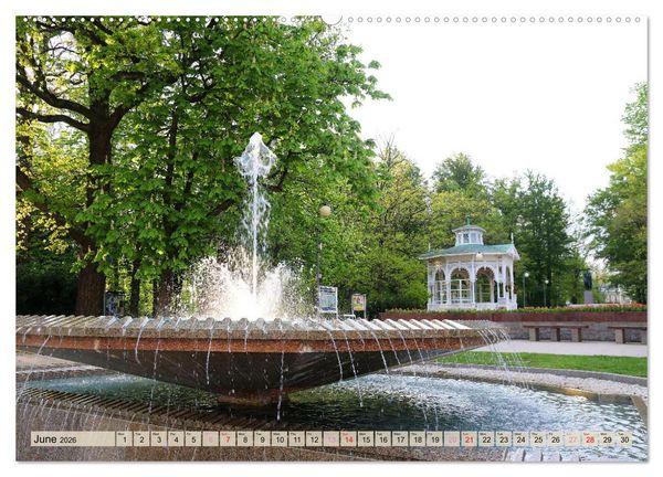 Produktbild: Famous Spas in the Czech Republic (Wall Calendar 2026 DIN A2 landscape), CALVENDO 12 Month Wall Calendar