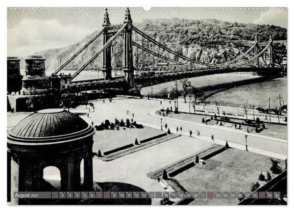 Produktbild: Budapest: in alten Zeiten (hochwertiger Premium Wandkalender 2027 DIN A2 quer), Kunstdruck in Hochglanz