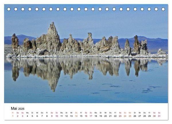 Produktbild: AMERIKA RUNDREISE Bildsch&ouml;n und Aufregend. Entdecke den S&uuml;dwesten der USA (Tischkalender 2026 DIN A5 quer), CALVENDO Monatskalender