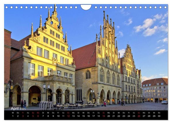 Produktbild: M&uuml;nster - Geschichten aus verschiedenen Jahrhunderten (Wandkalender 2026 DIN A4 quer), CALVENDO Monatskalender