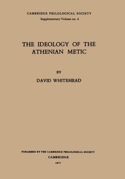Produktbild: Ideology of the Athenian Metic