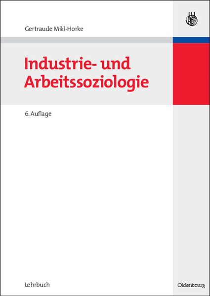 Produktbild: Industrie- und Arbeitssoziologie
