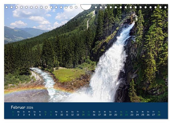 Produktbild: Bergwelt Hohe Tauern - Wandergenuss in alpiner Landschaft (Wandkalender 2026 DIN A4 quer), CALVENDO Monatskalender