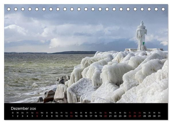 Produktbild: wonderful moments - R&uuml;gen 2026 (Tischkalender 2026 DIN A5 quer), CALVENDO Monatskalender