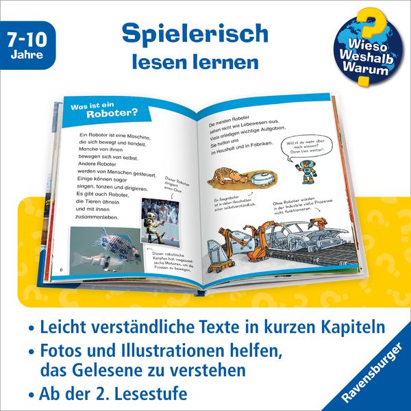 Produktbild: Wieso? Weshalb? Warum? Erstleser, Band 14 - Roboter