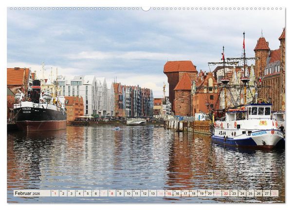 Produktbild: Danzig - Eine Perle Polens (hochwertiger Premium Wandkalender 2026 DIN A2 quer), Kunstdruck in Hochglanz