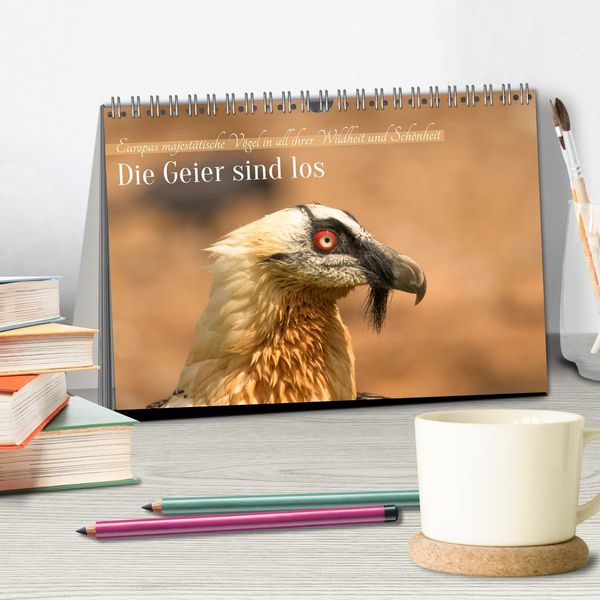 Produktbild: Die Geier sind los (Tischkalender 2026 DIN A5 quer), CALVENDO Monatskalender