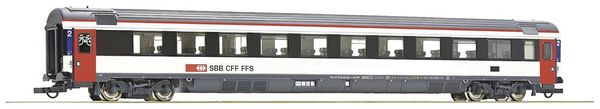 Roco 74636 H0 EC-Reisezugwagen der SBB 2. Klasse, Gattung Bpm geänderte Betriebsnr