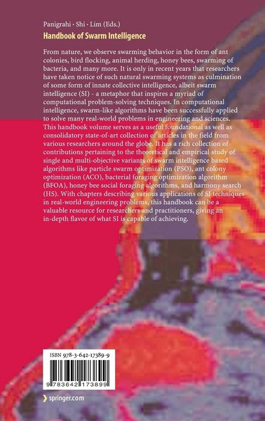 Produktbild: Handbook of Swarm Intelligence