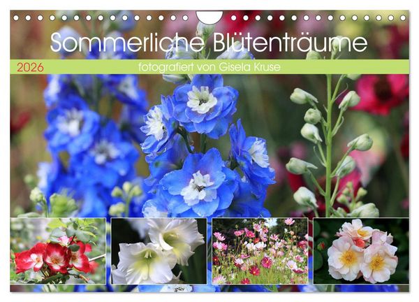 Produktbild: Sommerliche Bl&uuml;tentr&auml;ume (Wandkalender 2026 DIN A4 quer), CALVENDO Monatskalender