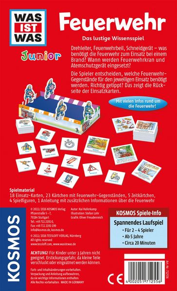Produktbild: WAS IST WAS Junior Quizspiel - Feuerwehr