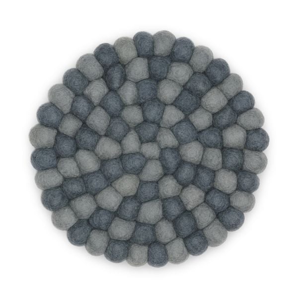 Produktbild: Filzuntersetzer Dots "Early Grey"