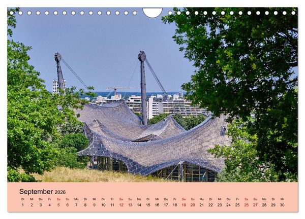 Produktbild: M&uuml;nchen - Unterwegs in der bayrischen Landeshauptstadt (Wandkalender 2026 DIN A4 quer), CALVENDO Monatskalender