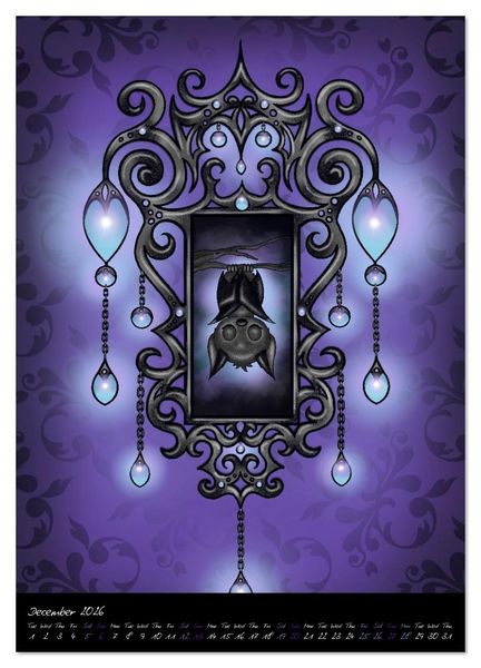 Produktbild: Gothic Fantasy Animals (Wall Calendar 2026 DIN A2 portrait), CALVENDO 12 Month Wall Calendar