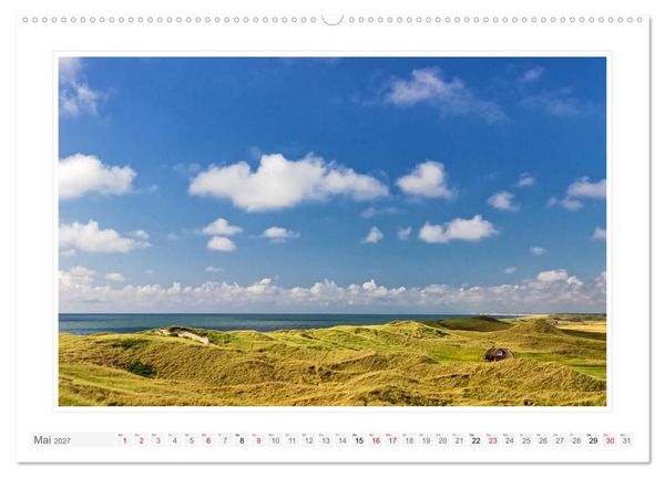 Produktbild: J&uuml;tland. Die Westk&uuml;ste zwischen Ringk&oslash;bing und Ribe (hochwertiger Premium Wandkalender 2027 DIN A2 quer), Kunstdruck in Hochglanz