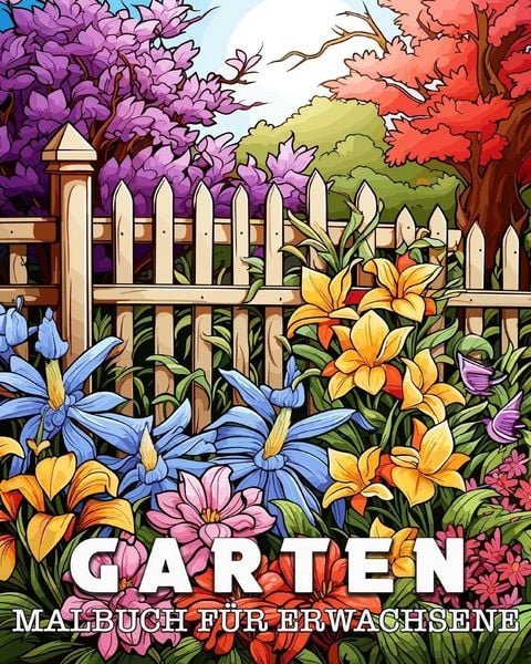 Produktbild: Malbuch f&uuml;r Erwachsene Garten