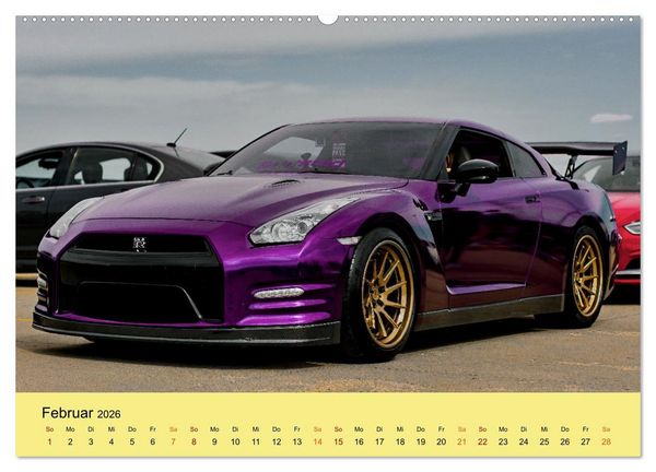Produktbild: Supersportler mit viel PS (Wandkalender 2026 DIN A2 quer), CALVENDO Monatskalender