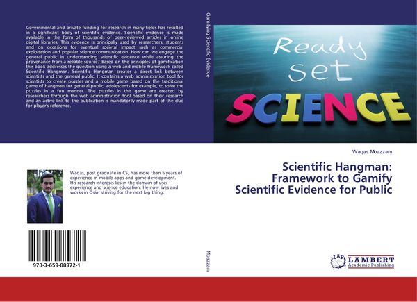 Produktbild: Scientific Hangman: Framework to Gamify Scientific Evidence for Public
