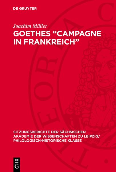 Produktbild: Goethes &bdquo;Campagne in Frankreich&ldquo;