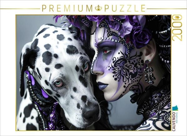 CALVENDO Puzzle Nadja und Blue | 2000 Teile Lege-Größe 90x67cm Foto-Puzzle für glückliche Stunden