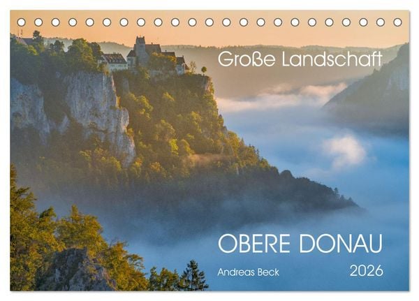 Produktbild: Gro&szlig;e Landschaft Obere Donau (Tischkalender 2026 DIN A5 quer), CALVENDO Monatskalender