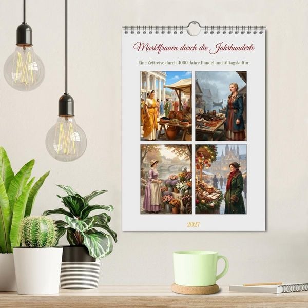 Produktbild: Marktfrauen durch die Jahrhunderte (Wandkalender 2027 DIN A4 hoch), CALVENDO Monatskalender