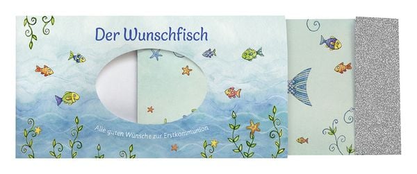 Produktbild: Der Wunschfisch. Alle guten W&uuml;nsche zur Erstkommunion &ndash; Kuvert f&uuml;r ein Gutschein- und Geldgeschenk