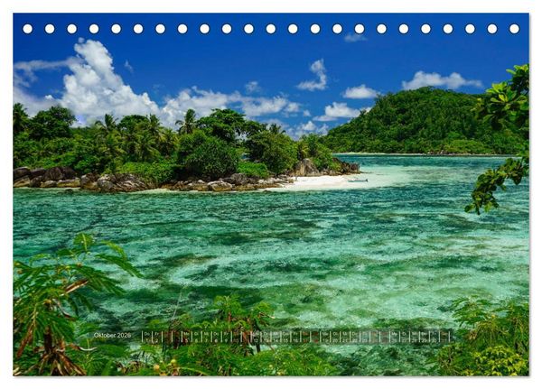Produktbild: Seychellen - Inselparadiese Mah&eacute; La Digue Praslin (Tischkalender 2026 DIN A5 quer), CALVENDO Monatskalender